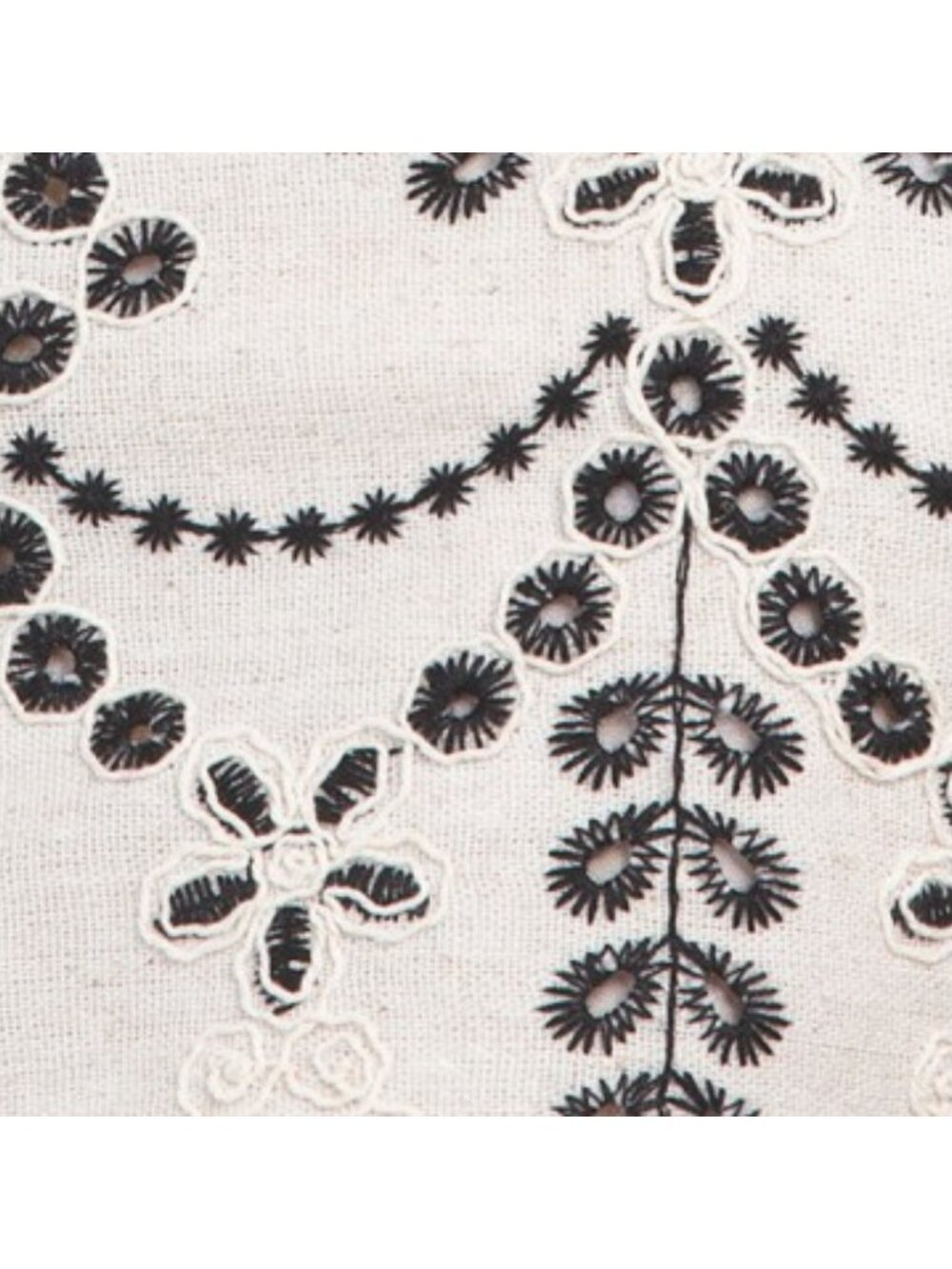 ENGLISH FACTORY Linen Blend Embroidered Sleeveless Top - Picture 5 of 6